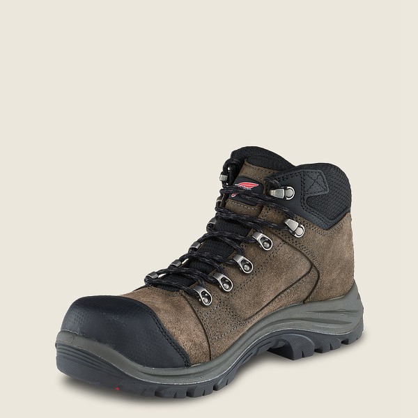 Red Wing Hiking Boots Trades - 5-Inch Waterproof Safety Toe - Brune/Svart - Herre 9148-ZSBIR